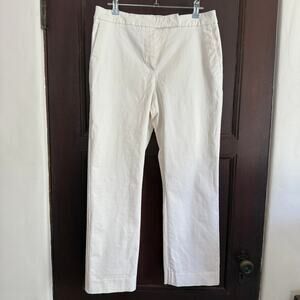 パンツ Max Mara Ruggero Trousers In White Cotton Drill 1131055106001-w-